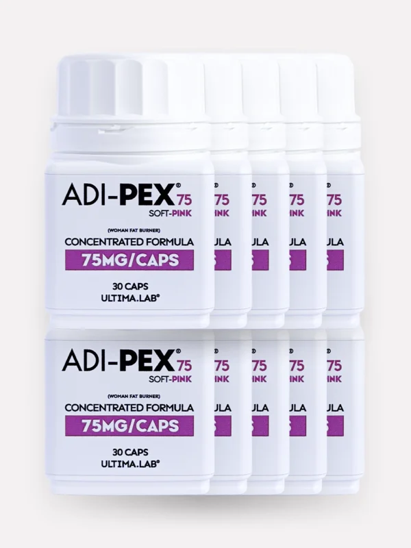 Přírodní spalovač tuku ADI-PEX 75mg Soft Pink je speciálně vyvinut pro každého, kdo touží po efektivním hubnutí. Způsobuje redukci tělesného tuku.