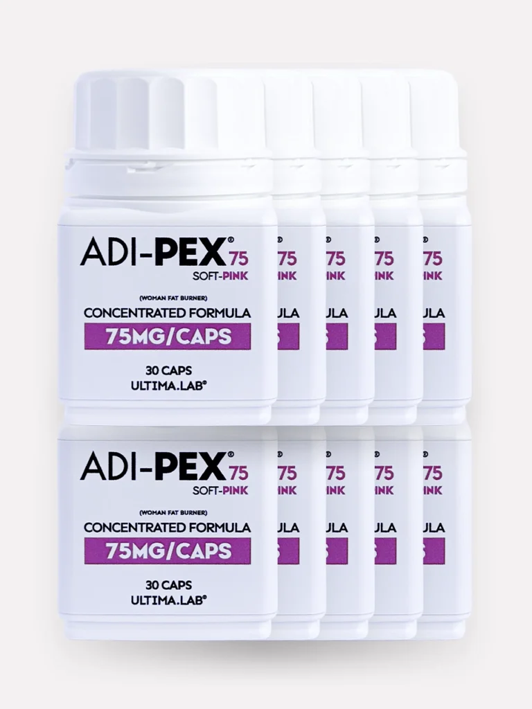 Prášky na hubnutí ADI-PEX 75mg Soft Pink (10×30 kaps.)