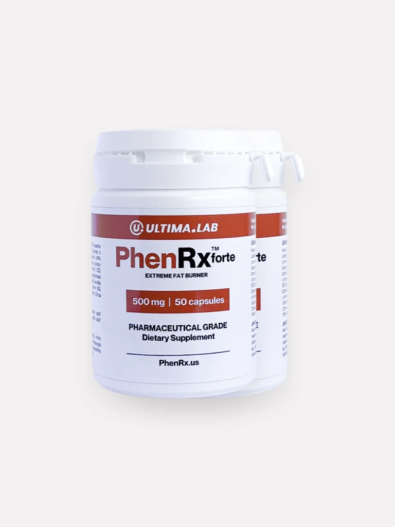 Prášky na hubnutí PhenRx forte 500mg (2×50 kaps.)