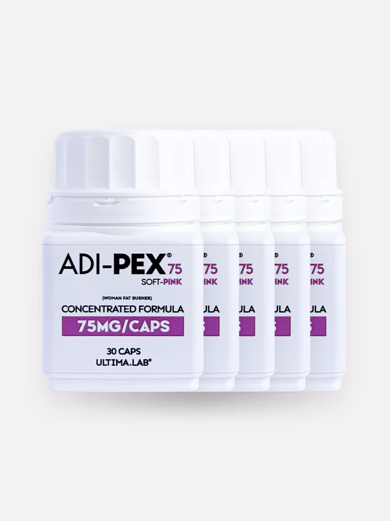Prášky na hubnutí ADI-PEX 75mg Soft Pink (5×30 kaps.)