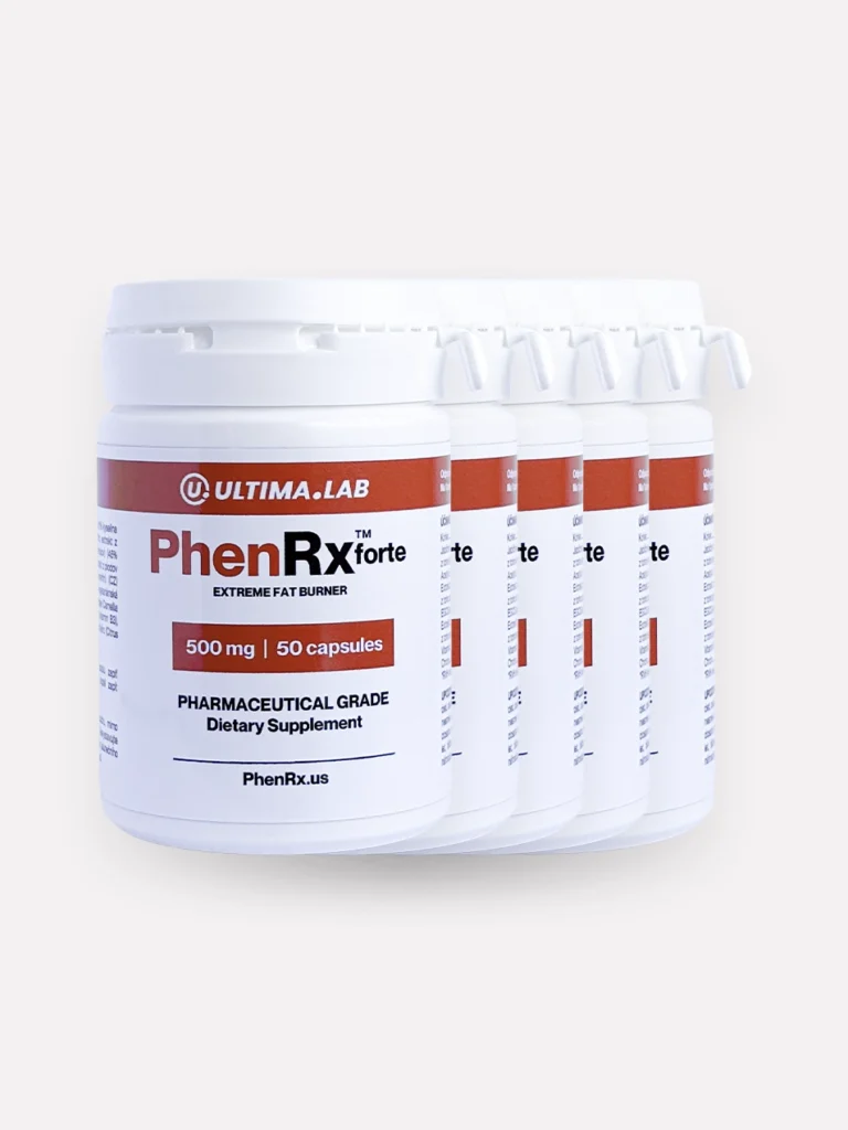 Prášky na hubnutí PhenRx forte 500mg (5×50 kaps.)
