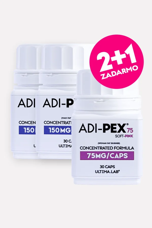 2× ADI-PEX Magic Blue + ZADARMO 1× Soft Pink (3×30 kaps.)