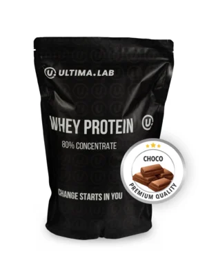 Whey Protein 80% Choco s čokoládovou příchutí je kvalitní syrovátkový protein určený na podporu růstu a regenerace svalů . Představuje rychle vstřebatelný zdroj bílkovin , který pomáhá doplňovat denní příjem proteinů při sportovních výkonech i aktivním životním stylu .