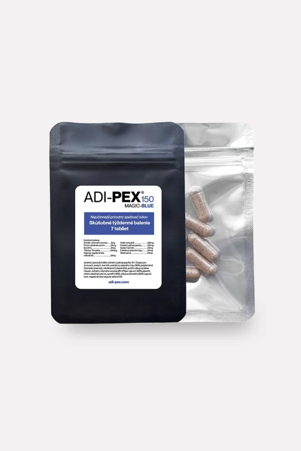 Zkušební týdenní balení Prášky na hubnutí ADI-PEX 150mg Magic Blue (7 kaps.)
