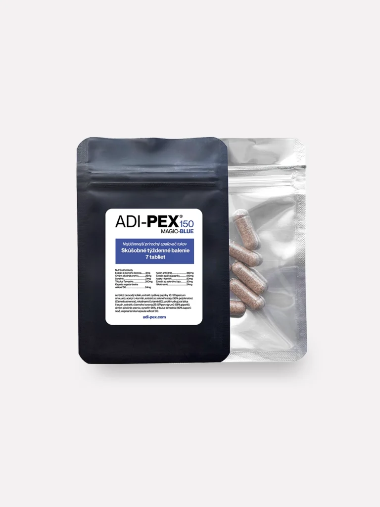Zkušební týdenní balení Prášky na hubnutí ADI-PEX 150mg Magic Blue (7 kaps.)